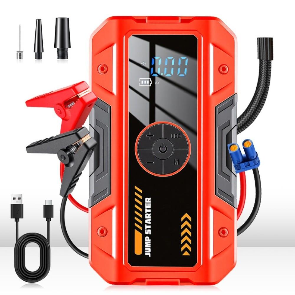 Digital Display Jump Starter Weatherproof Car Jump Box Peak Portable Power Bank Vehicle