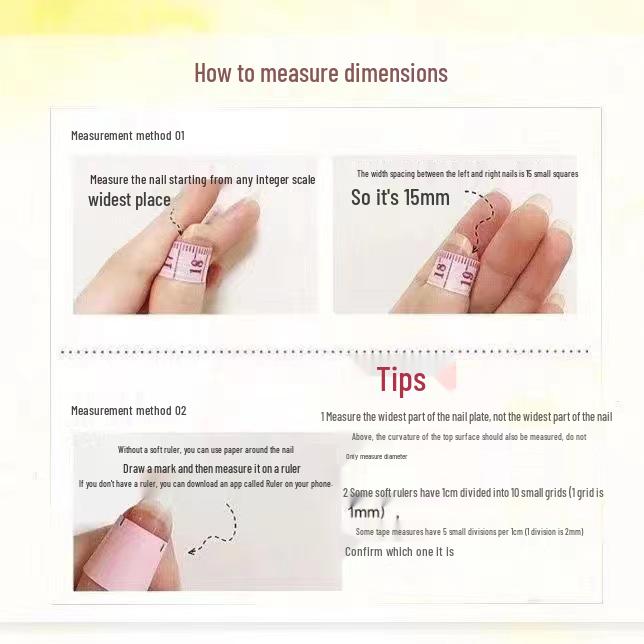 Reusable Handmade Wearable False Nails