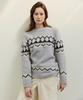 War For Woman Wk-20 Nordic Loose Fit Pullover (2 Colors)