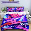 3pcs KPop Demon Hunters17 Design Cover Set - HD Printed Bedding with 1 Cover and 2 Pillowcases - Perfect for Home and Dorm Decor