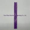 Thickened Two-Color Threaded Plastic Straws, 100-Pack