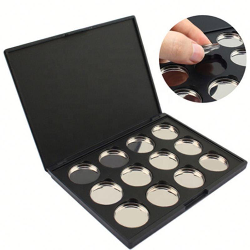 Large Plastic case Box Cosmetics Custom Private Label Empty ABS Makeup Eyeshadow Magnetic Palette