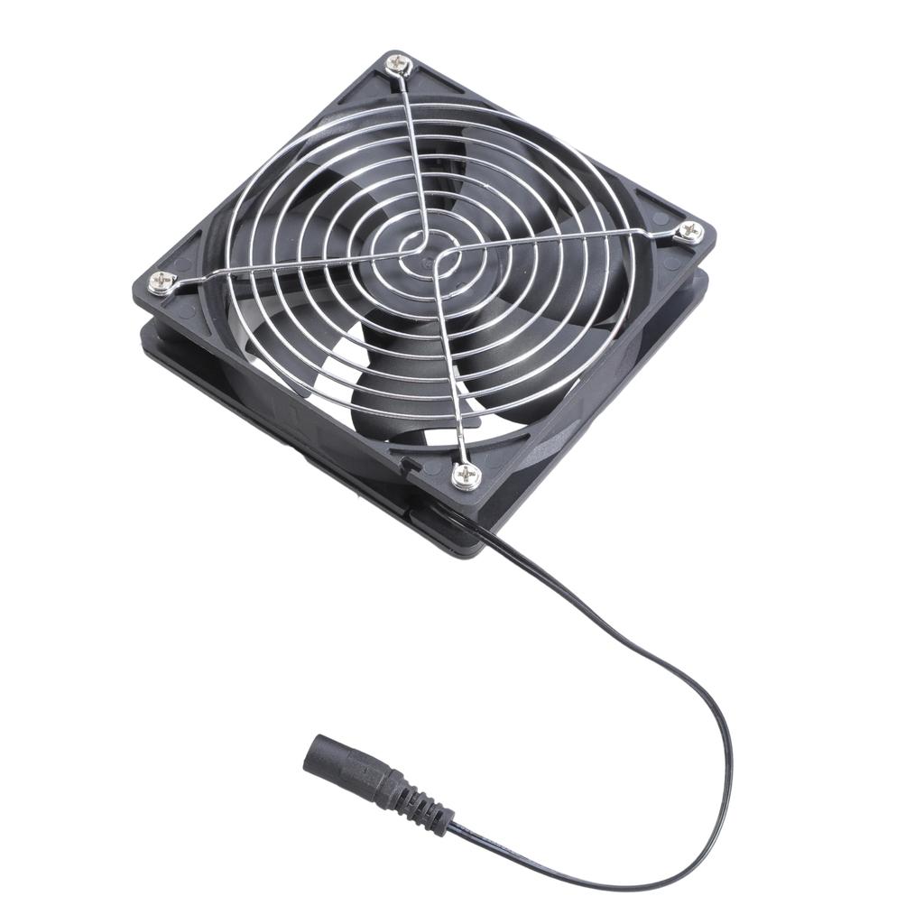 12V Solar Powered Exhaust Fan Efficient Cooling for Attics Greenhouses RVs with 10W Panel and ABS Material