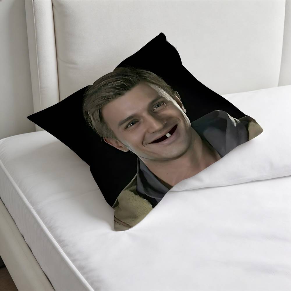Horror EEthan WWinters Decorative Square Pillow Cover Soft Comfortable Pillow Case Sofa Bed Home Decoration