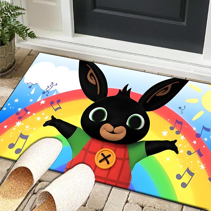 1PC rug Rainbow Bing Friends Singing Carpet, Chair Rug,Area Rug for Office Bedroom living rooms bedroom, Doormat decor Christmas fan gifts