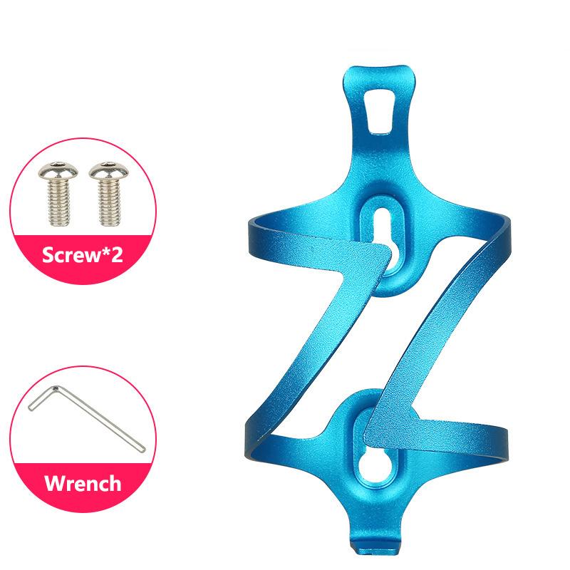 Aluminum Alloy Bike Water Bottle Cage One-Piece Molding Lightweight Durable Bicycle Bottle Holder