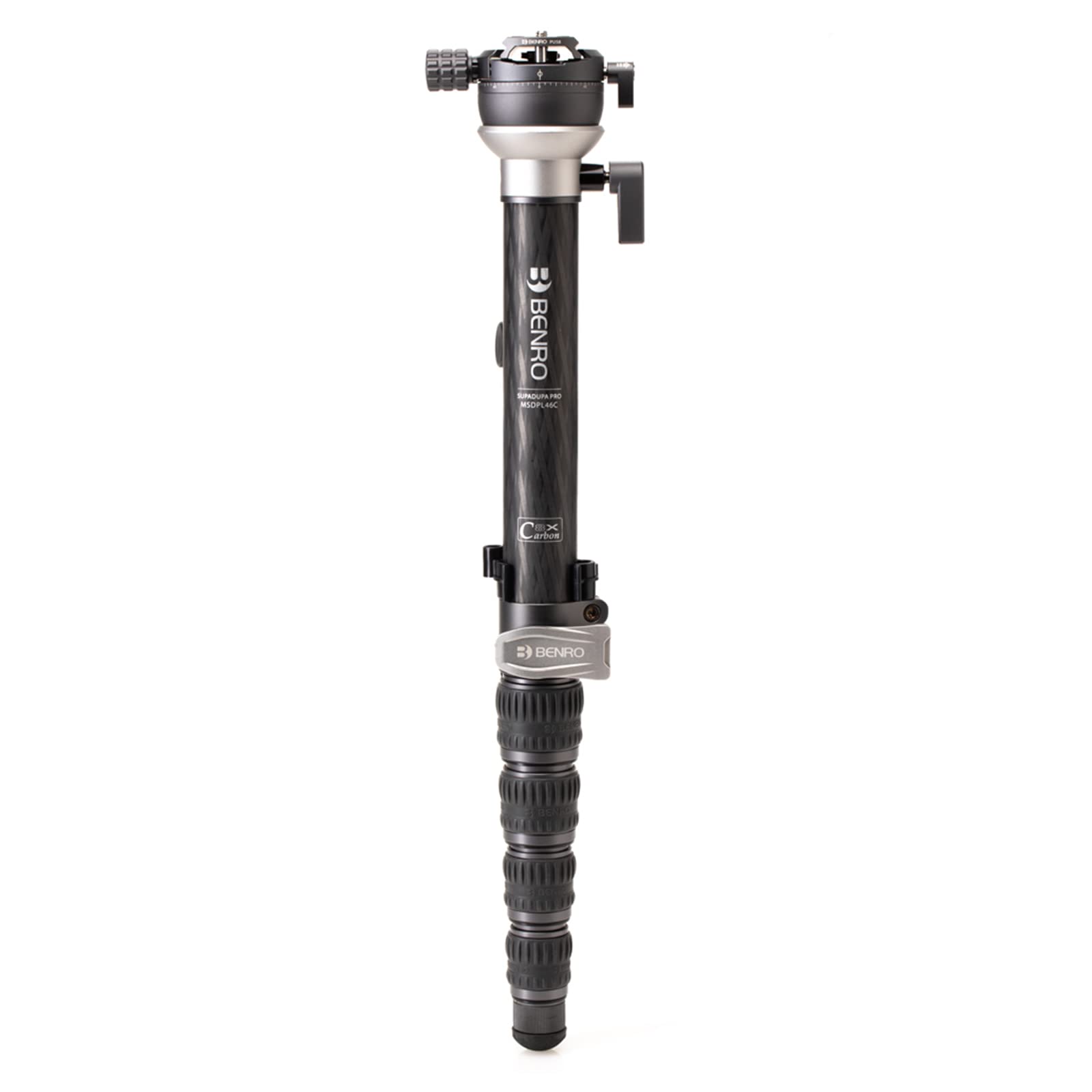 

BENRO Camera Carbon for Bird Sports and Motion Telephoto with for Sports Athletic and Photo Super Duper MSDPL46C Monopod, Fiber, Photography, сірий колір
