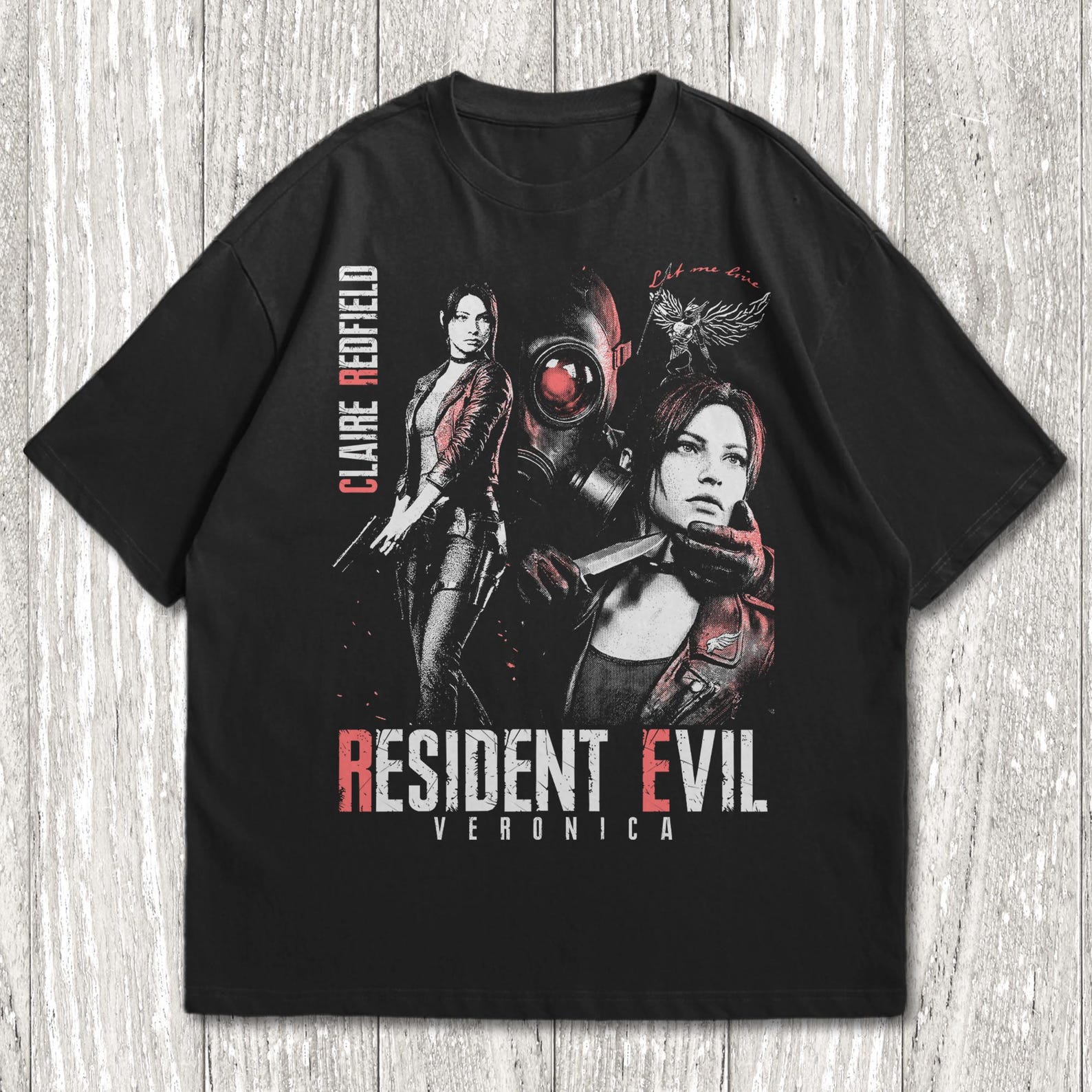 Resident Evil Veronica Vintage T-Shirt, Resident Evil Biohazard, Resident Evil Unisex T-Shirt, Code: Veronica Tee, Resident Evil 2027 Shirt 3XL