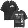 Dani Martin Ya Nada Volvera A Ser Como Antes Vintage Washed YK T Shirts Mens Women Hip Hop Pop Casual Oversized T Shirt Unisex