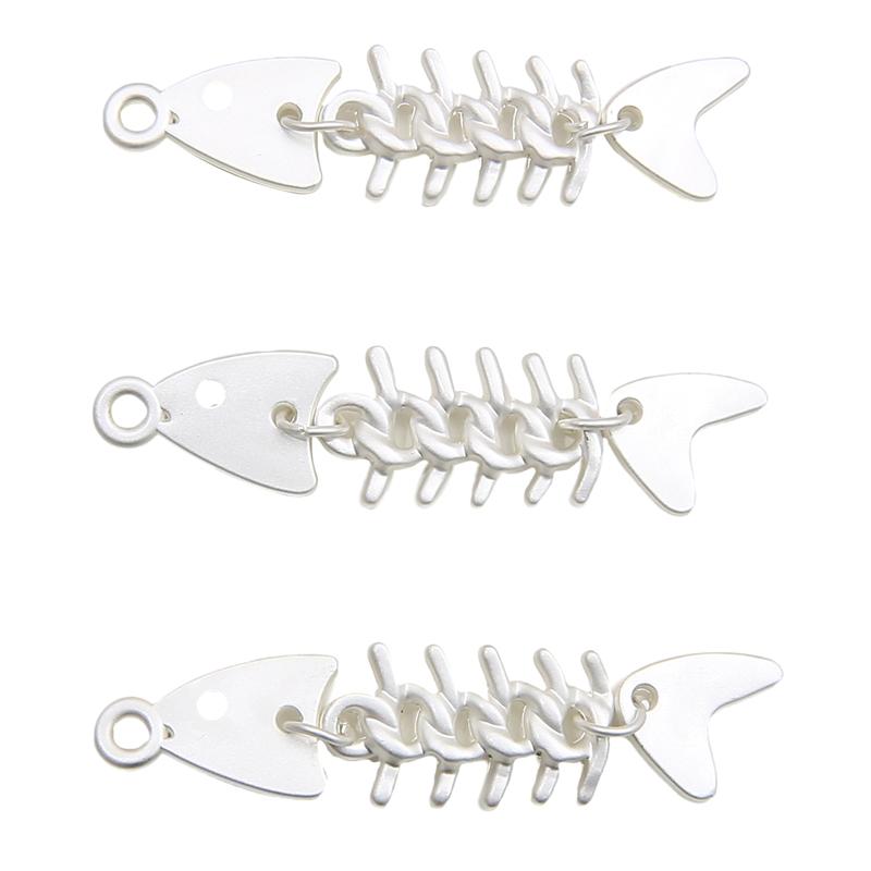 48mm Zinc Alloy Metal Fish Charm Penant for Necklace Keychain DIY Jewelry Craft Making Accessories