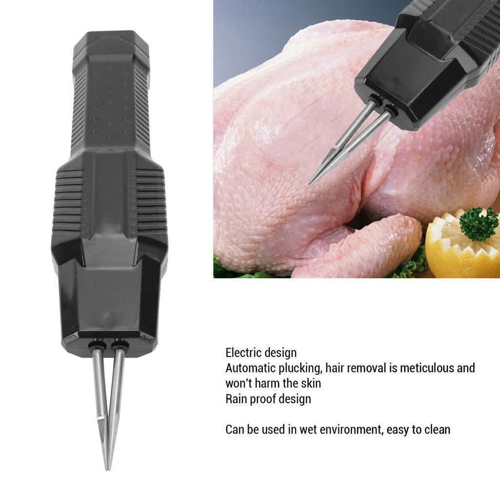 Handgehaltene Hühnerrupfmaschine Automatisch Tragbar Elektrisch Geflügel Entfedern Kurzes Haar Rupfwerkzeug für Huhn Ente Gans