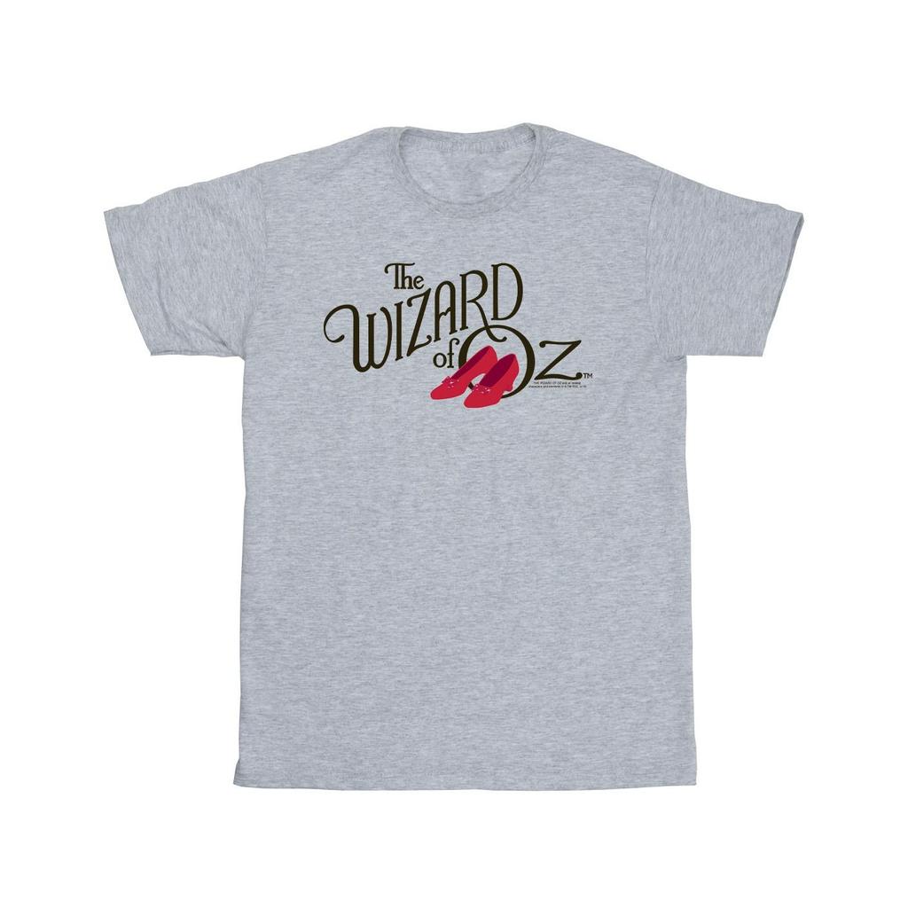 The Wizard Of Oz Girls Ruby Slippers Logo Cotton T-Shirt