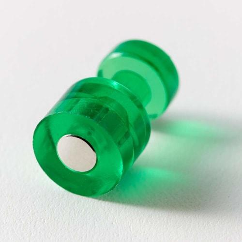 TRUSCO Color Magnetic Pin Red 10 Pieces TMPC10-R