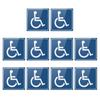 Disabled Wheelchair Handicap 2 Sizes Self Adhesive Fashion Car Sticker Decal