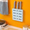 Porte-couverts mural en plastique pour ustensiles de cuisine et vaisselle