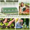 Walk-in Polytunnel Greenhouse. 8 Windows with Insect Netting. Durable Film. Steel Frame. 6 X 3 X 2 M. Green