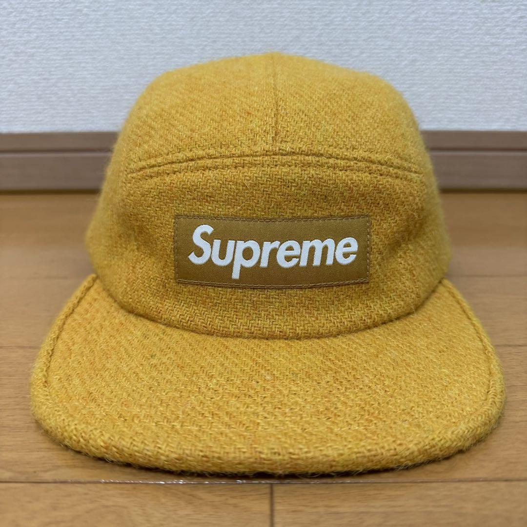 

[USED] Supreme Featherweight Wool Camp Cap in Gold