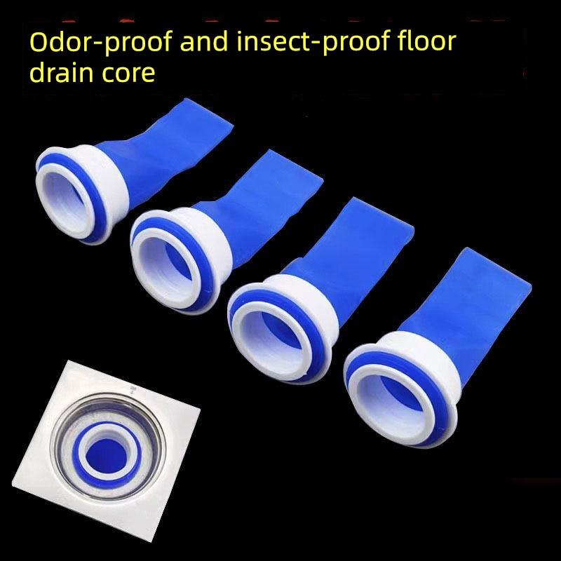 Anti-Odor Silicone Drain Pad Core for Bathroom, Silicone Core for Toilet Drain Deodorization, Balcony Plug