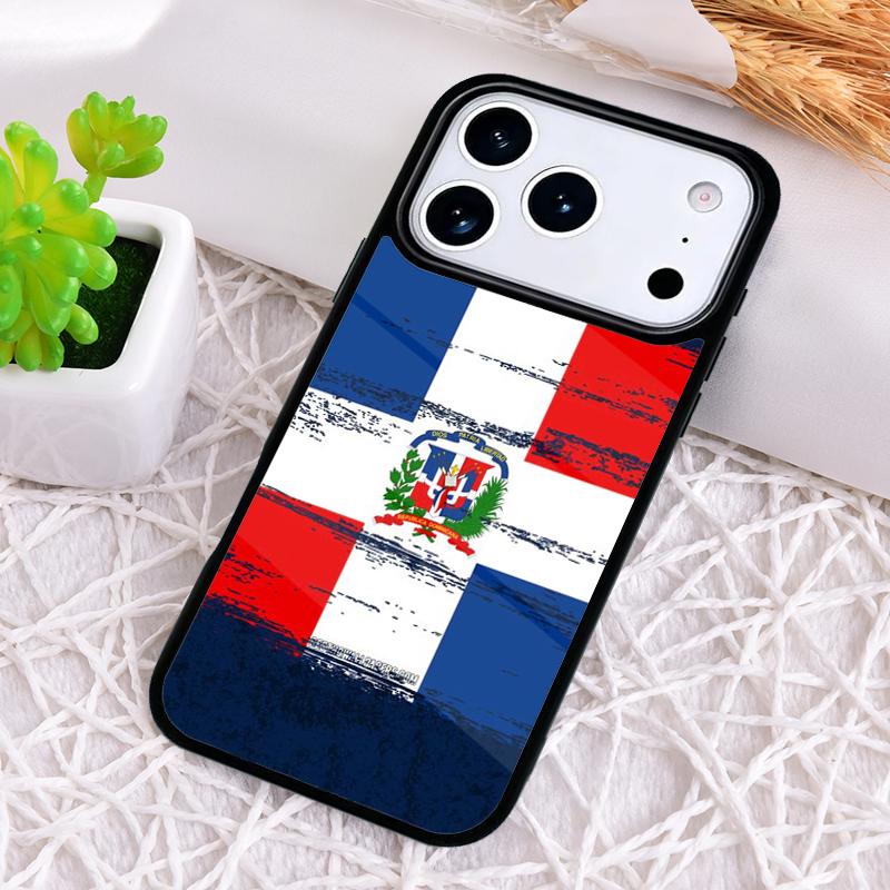 Dominican Republic Flag Soft Phone Case for iPhone 17 Air 16 15 11 12 14 13 Pro Max Shockproof Cover