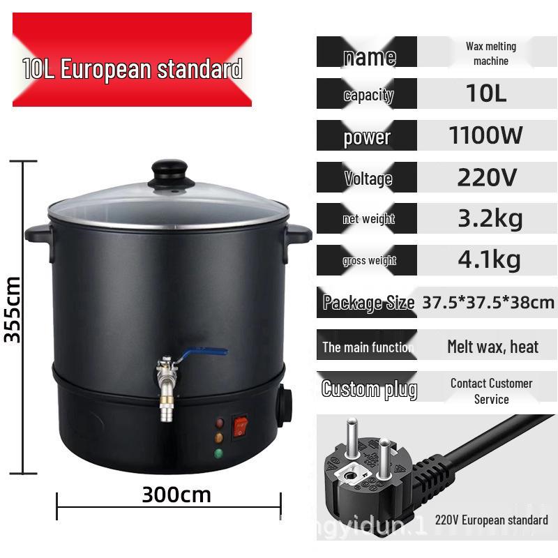 European Standard Stainless Steel Wax Melter - Large Capacity Beauty Salon Wax Melting Machine