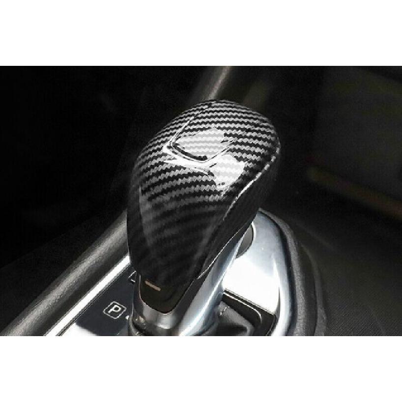 For Nissan Sylphy Sentra - Carbon ABS Gear Shift Knob Head Cover Trim 3x