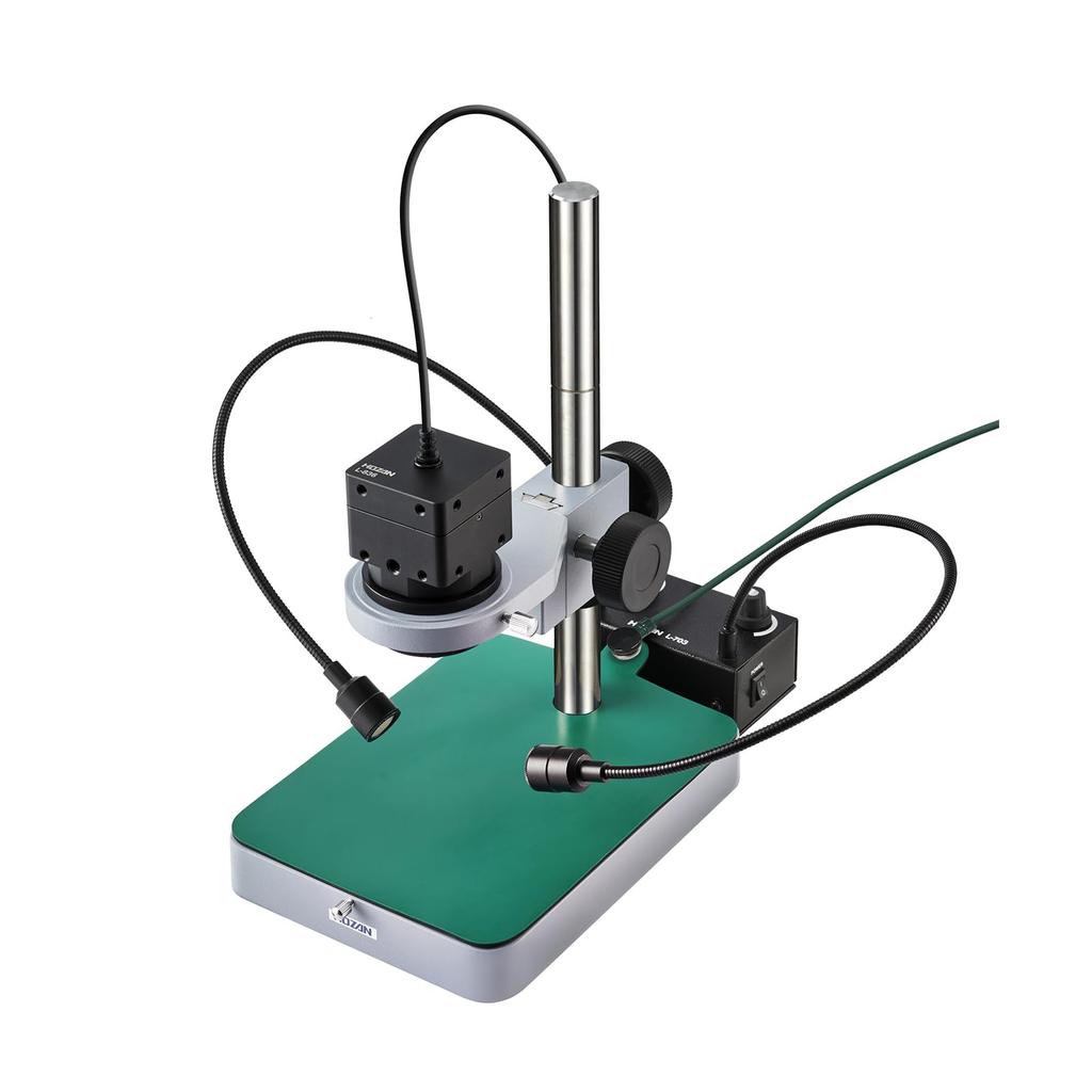 HOZAN USB-Ausgang Mikroskop mit und 155x Flexiblem Arm Standard 24x, 63x, 115x, Vergrößerung, Beleuchtung, Basis, L-KIT747