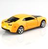 TOKAXI 1/36 Scale Chevrolet Camaro Diecast Car Model with Bumblebee Pullback Toy Car, Gift for Boys and Girls (Yellow)