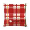 Valentine's Day Pillow Cover 17.7x17.7 Inch Heart Design - Cozy Throw Cushion Case For Bedroom, Sofa & Couch, Perfect Home Decor For Love & Romance