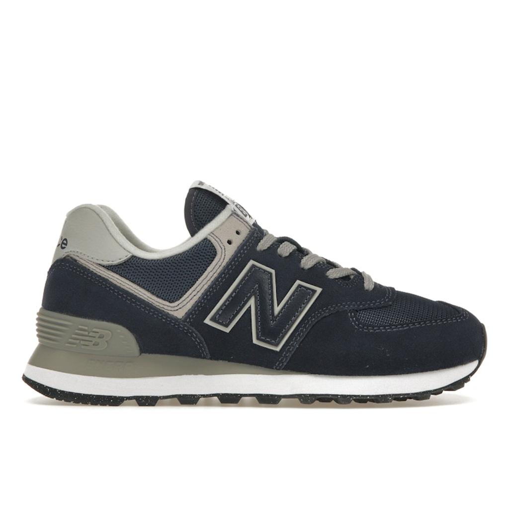 New Balance 574 Core Pack - Navy Women Sneakers Blue White WL574EVN