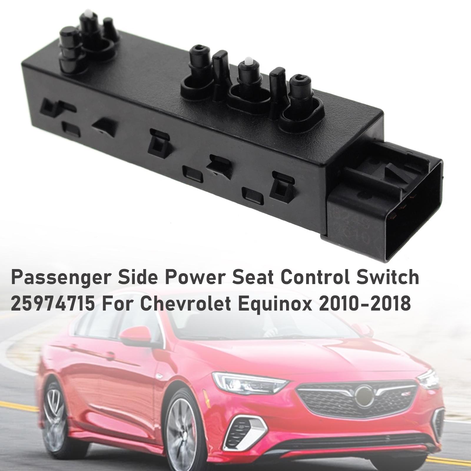 Passenger Side Power Seat Control Switch 25974715 For Chevrolet Equinox 10-18