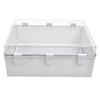 Junction Box Plastic Transparent Buckle Waterproof Dustproof Enclosure Electrical Accessories