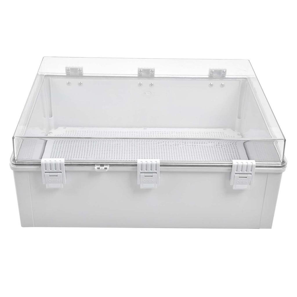Junction Box Plastic Transparent Buckle Waterproof Dustproof Enclosure Electrical Accessories