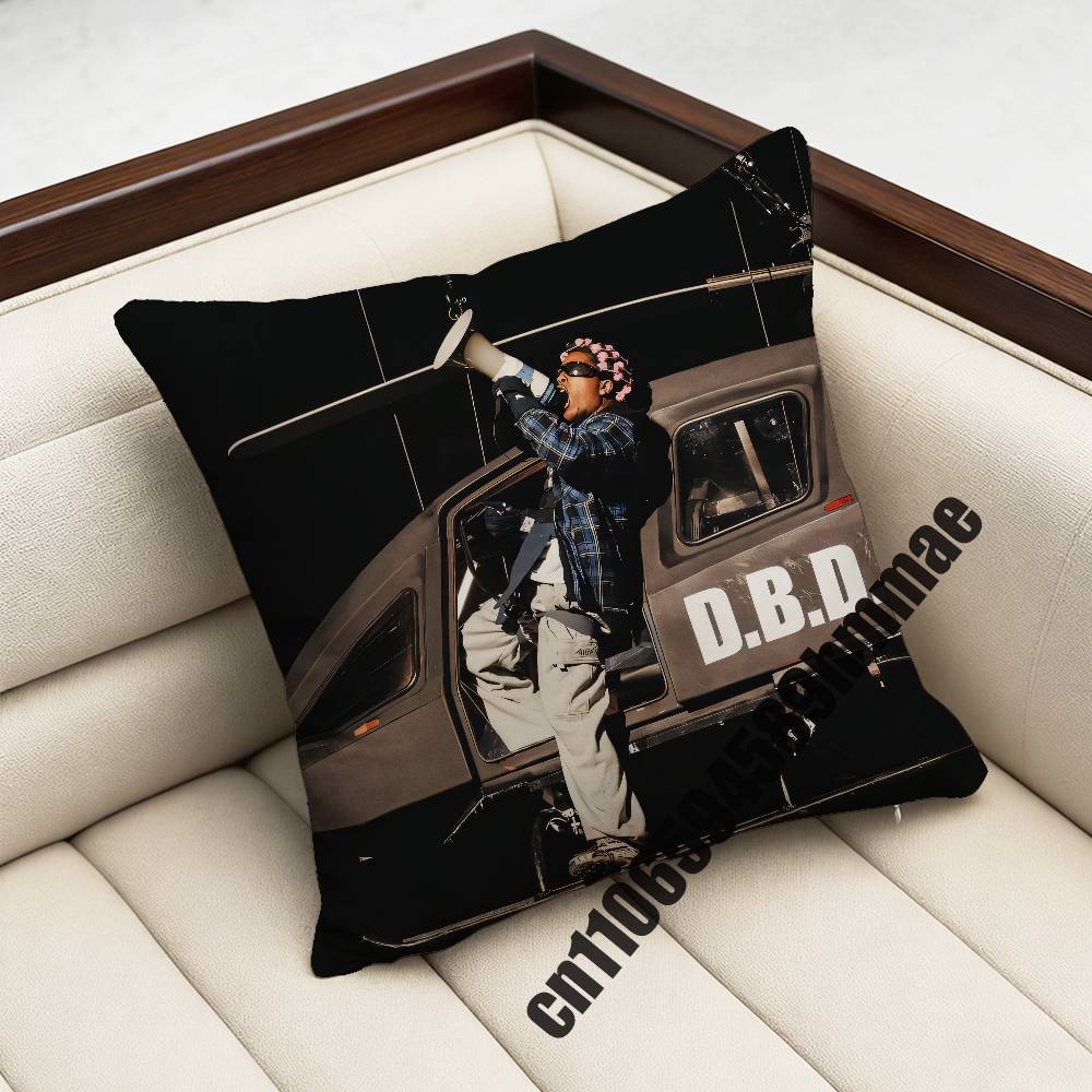 For A-A$Ap Rocky Dont Be Dumb A-Asap Throw Pillow Case Sham 45X45Cm 40X40Cm Square Car Pillowcase Pad Cushion Cover