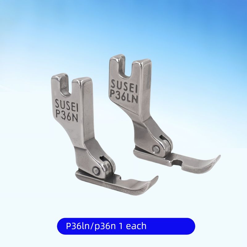 

Flatbed Sewing Machine with Left and Right Single-Sided Presser Foot, Industrial Sewing Machine P36Ln/P36N, Zipper Puller Half-Side Presser Foot P36N+P36Ln [1 Each]
