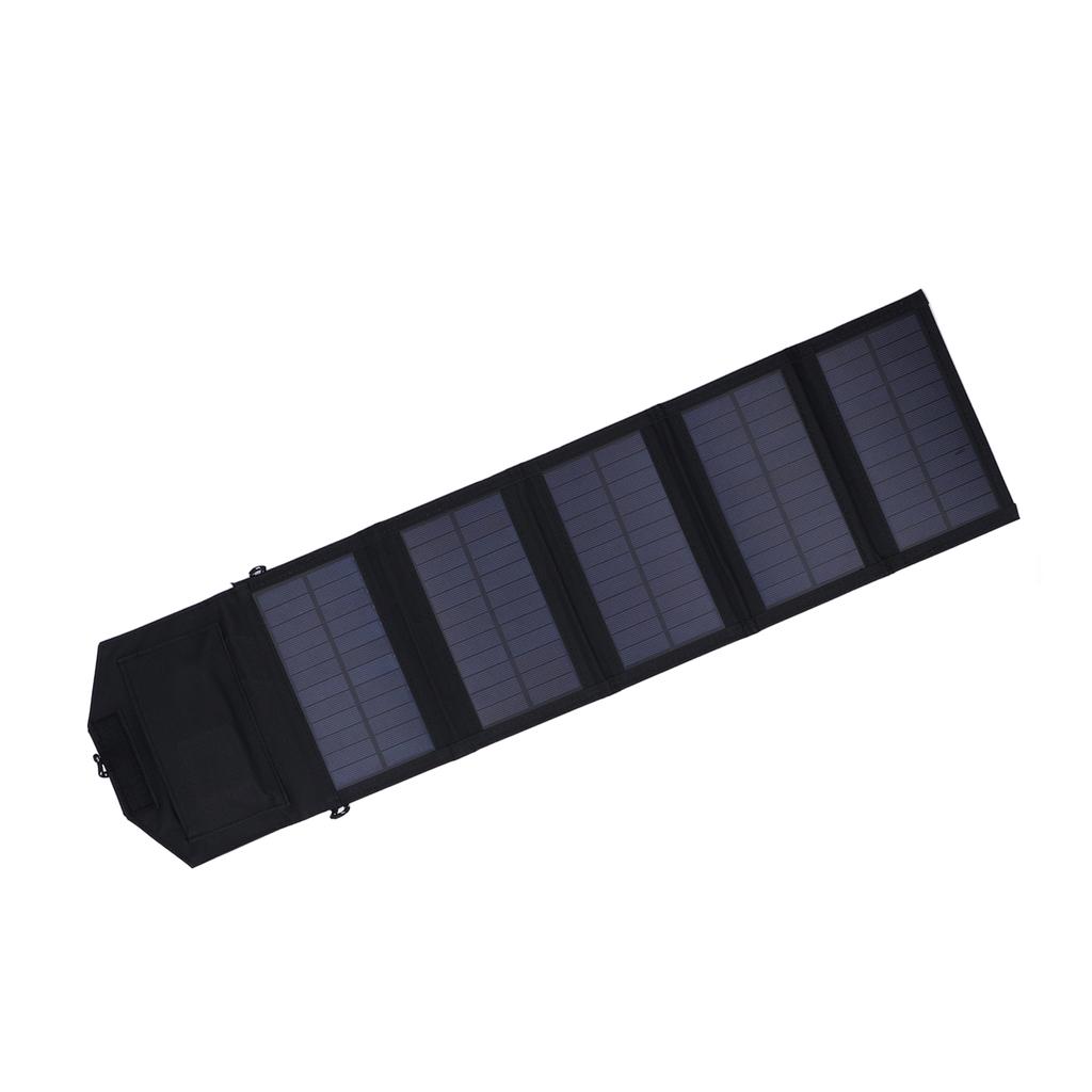 Solar Panel 15W 5V Dual USB Output Portable Folding Solar Charging Panel for Outdoor
