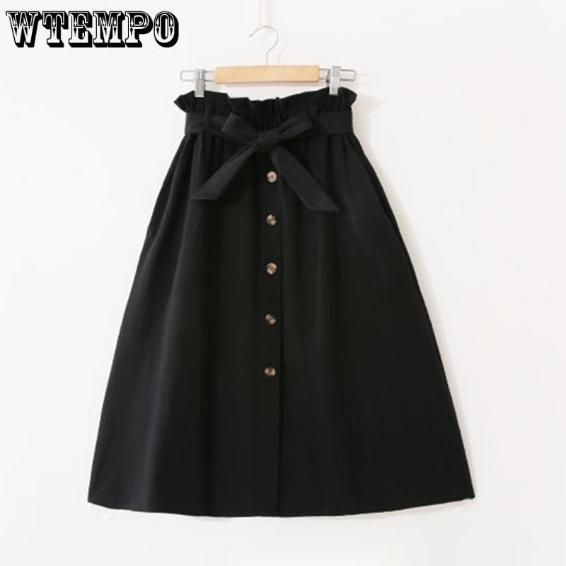 Women's Temperament Long Section High Waist Slim Skirt Elastic Waist Solid Color Skirt Casual Skirt