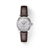Le Locle Automatikuhr Mechanisches Uhrwerk Wasserdicht bis 30m 29mm Silbernes Zifferblatt Edelstahlgehäuse Lederarmband T006.207.16.038.00