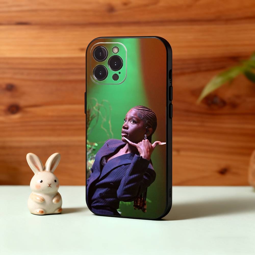 Rapper D-Doechii Phone Case For iPhone17,16,15,14,13,12Plus,Pro Max,XS,5G Soft Silicone Black Cover iPhone14ProMax