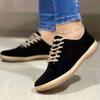Women Shoes Autumn Casual Female Sneakers Flats Fall Dress Big Size New Cross Winter PU Leisure Rubber Cross-tied Wedges