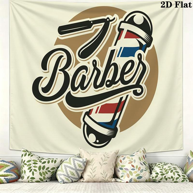 Barber shop Pattern Home Decor Tapestry, Wall Hanging, Decorative RV Wall Cloth.MGT0918408