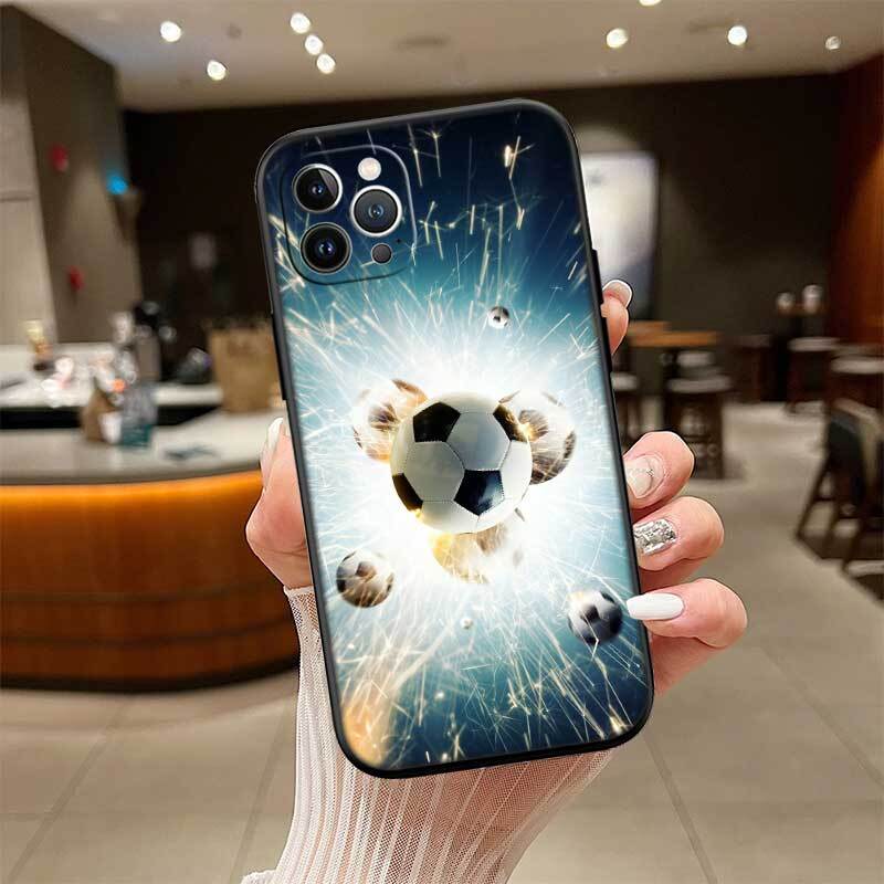 Football Soccer Phone Case for Redmi Note 12 12S 12C 13 13C 13R 14 14S 14R 14C 11A 13X A3 A3X A4 A5 Pro Max Plus
