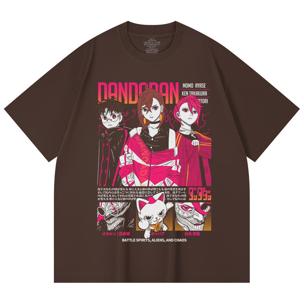 230 Gsm 100% Cotton Dandadan V14 Print Unisex Heavy Cotton T Shirt