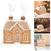 Christmas Cabin Incense Burner Resin Cottage Incense Burner Ornament Creative for Table Centerpiece Decor