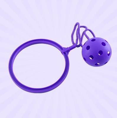 1Pcs Kick Throw Jump Ball Children'S Jump Ball Kindergarten Outdoor Jump Toys Single Leg Kick Throw Loop Loop Kick Jump Ball
