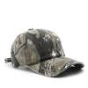 New Unisex Hiking Camouflage Tactics Baseball Cap Leaves Jungle Hat Unstructured Cotton 6 Panel Baseball Cap