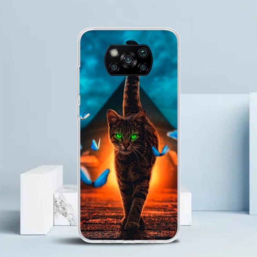 Cool Animal Big Cat Tiger Phone Case For Xiaomi Poco F7 Ultra X5 X6 X7 Pro M7 Redmi 15C 15 13C 13 12C 12 10C 10 10A 9 9C 9A 9T C