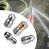 4PC Nozzle Set High Pressure Nozzle For Cleaning Tasks User-Friendly Installation Cleaning Tool For Home Maintenance