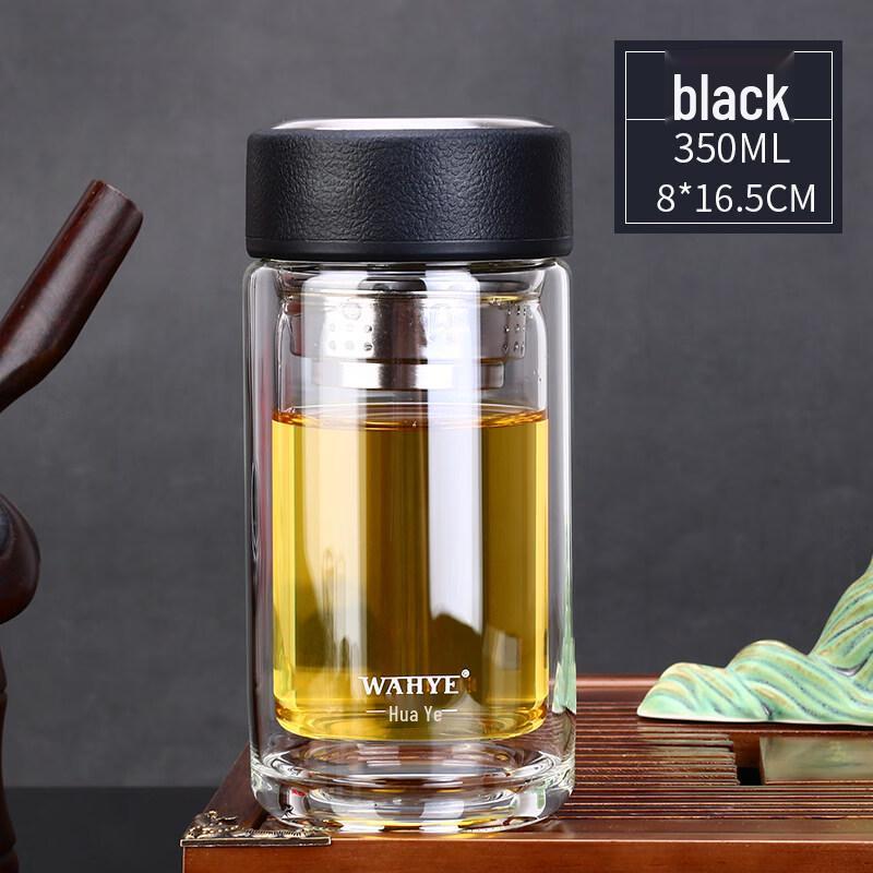 ZISIZ Double-Layer Heat-Resistant Glass Cup