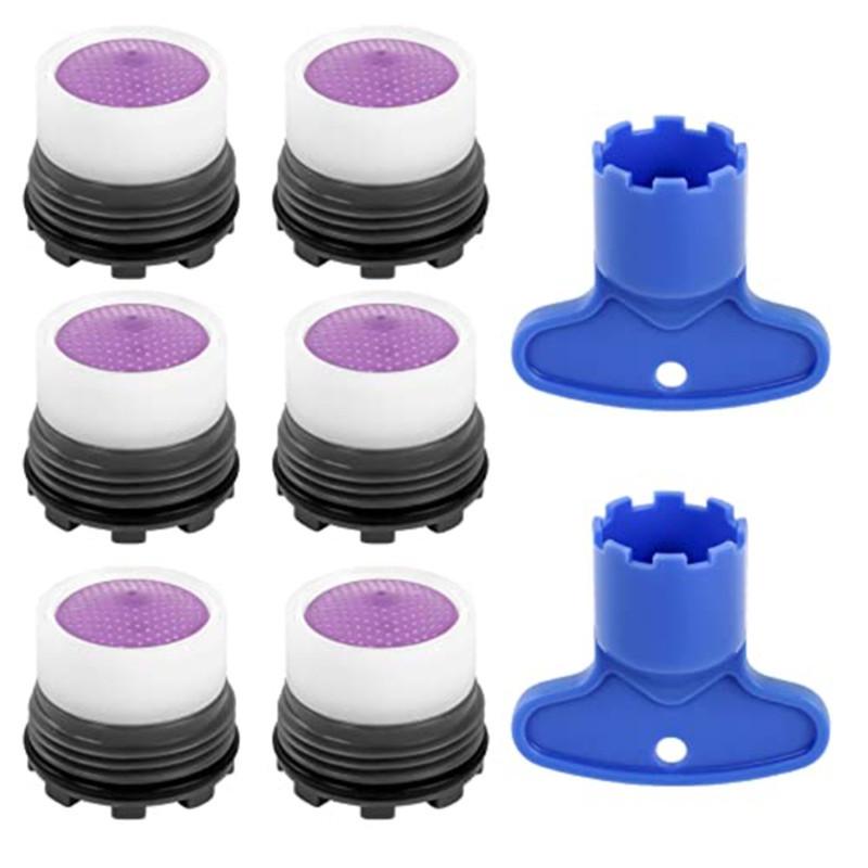 Kitchen Faucet Aerator Wrench & Anti-Splash Filter Spout Set