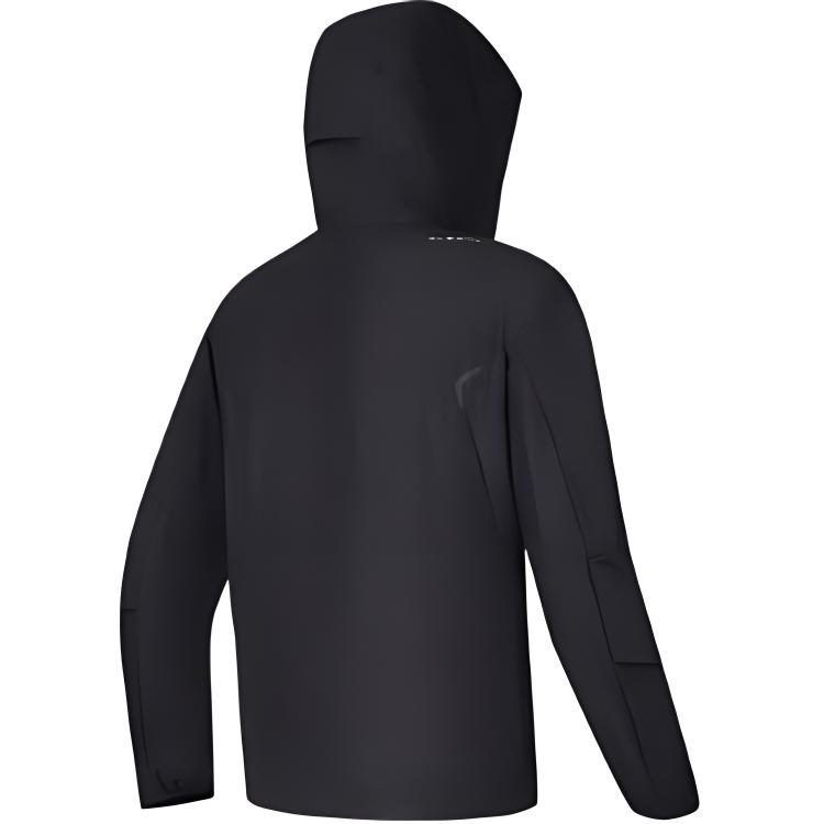 FILA Comfortable Lightweight Hooded Jacket Men Jackets Black A11M411708F-BK